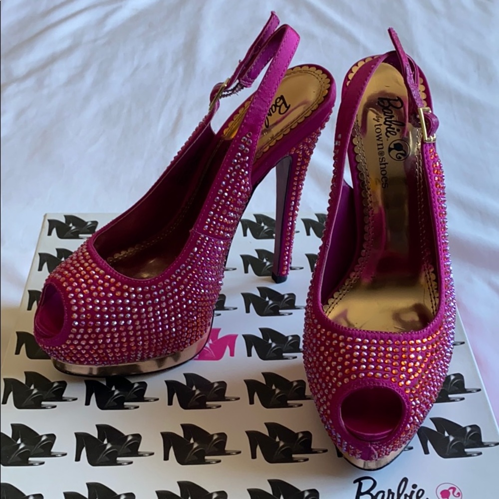 Limited Edition Barbie Heels, WORN ONCE